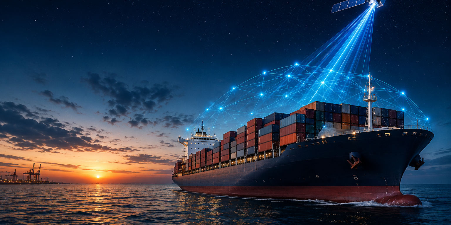 Starlink Article piece – 07.08.26 Container ship receiving satellite bandwidth